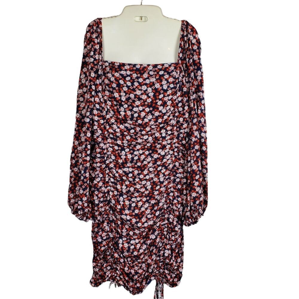Europa The Label 2XL Floral Smocked Puff Sleeve Dress Cottagecore